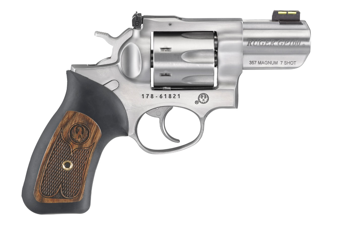 Ruger GP100 357 Magnum 7-Shot Double-Action Revolver with 2.5-Inch Barrel