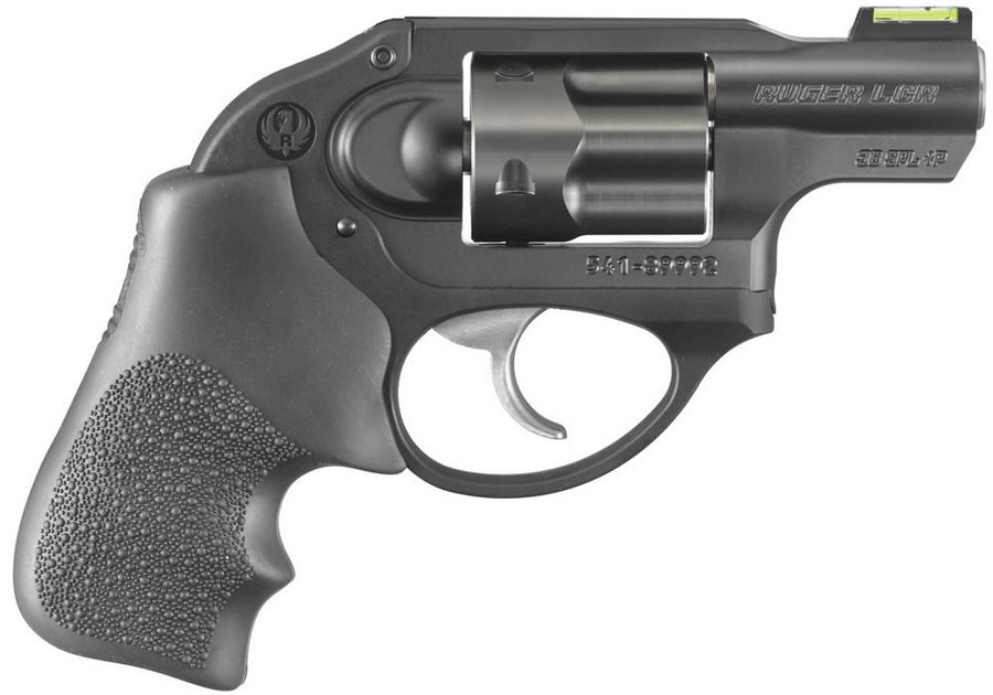 Ruger LCR .38 Special Revolver with Green Fiber Optic Front Sight
