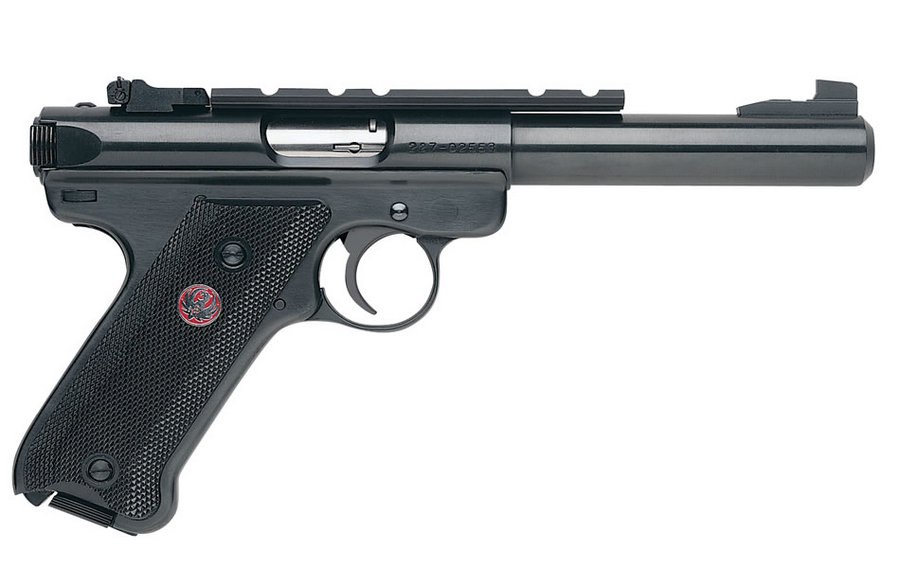 Ruger Mark III 22LR Target Rimfire Pistol with Rail
