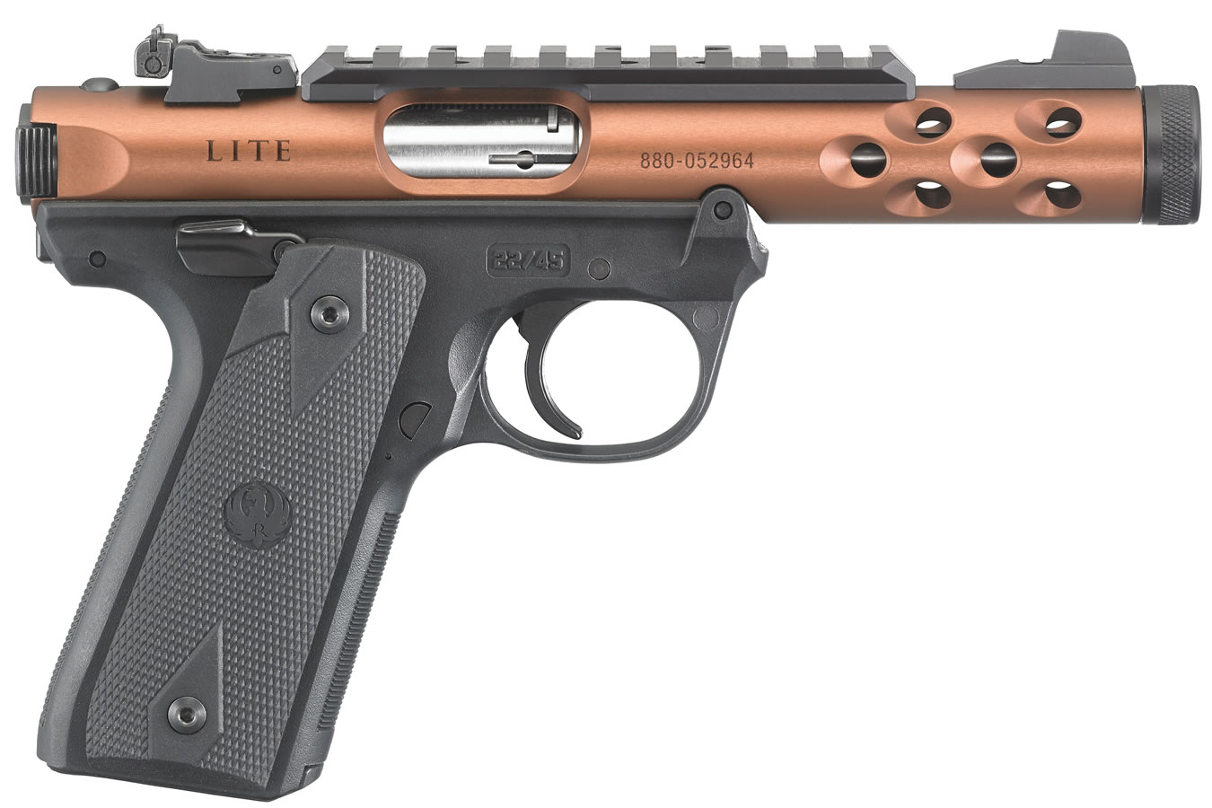 Ruger Mark IV 22/45 Lite 22LR Bronze Anodized with Threaded Barrel