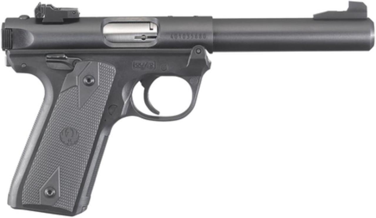 Ruger Mark IV 22 LR, 5.5" Barrel, Black Synthetic Grip, 10rd Ruger