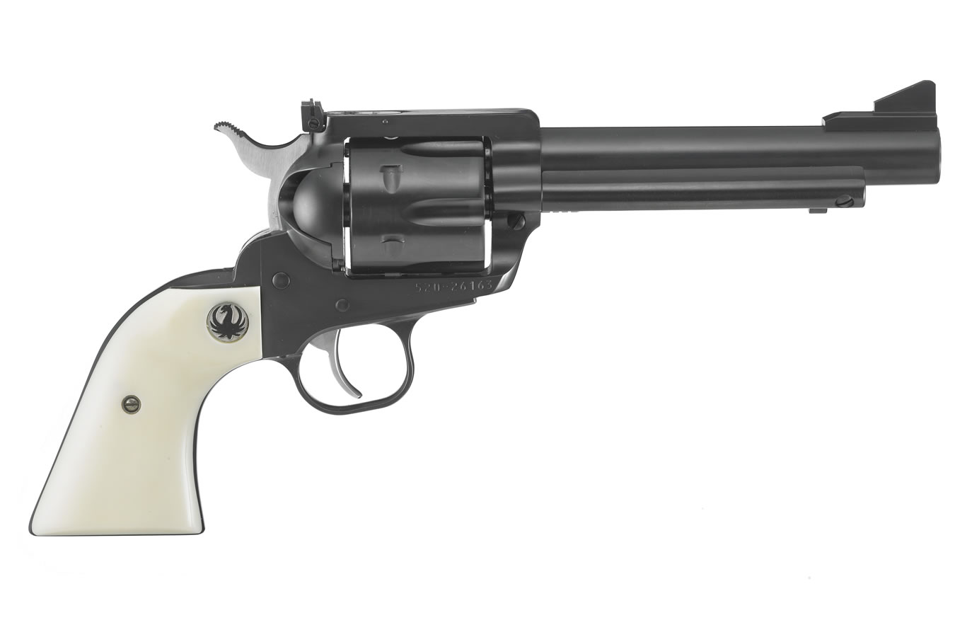 Ruger New Model Blackhawk Convertible 45LC/45 Auto Single-Action Revolver with Simulated Ivory Grips