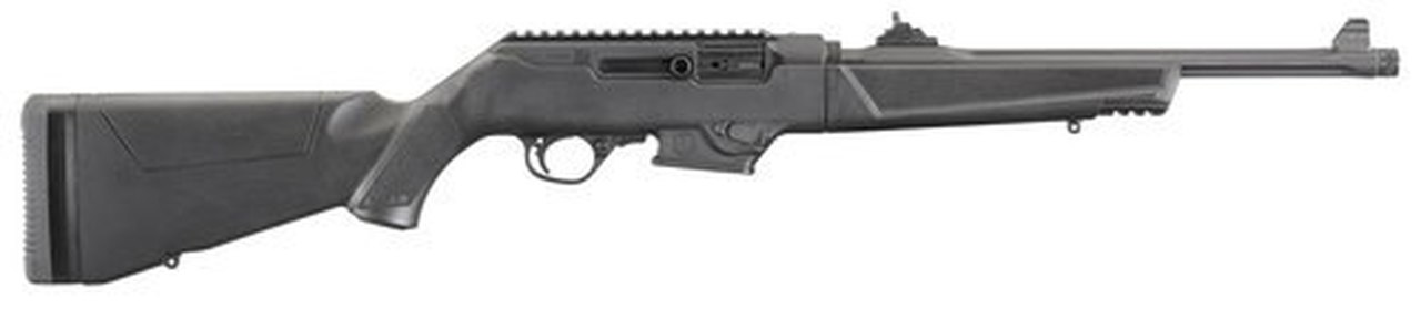 Ruger PC9 Carbine 9mm 16" Fluted Synthetic Aluminum Chassis 10rd CA/NY Compliant, Not threaded Ruger