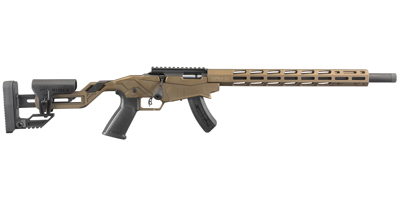 Ruger Precision Rimfire 22LR Bolt-Action Rifle with Burnt Bronze Cerakote