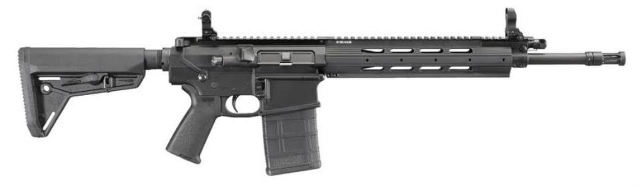 Ruger SR-762 AR10 .308/7.62 16" Fluted Barrel, 6 Position Telescoping Stock, Hardcoat Finish, 20rd Mag