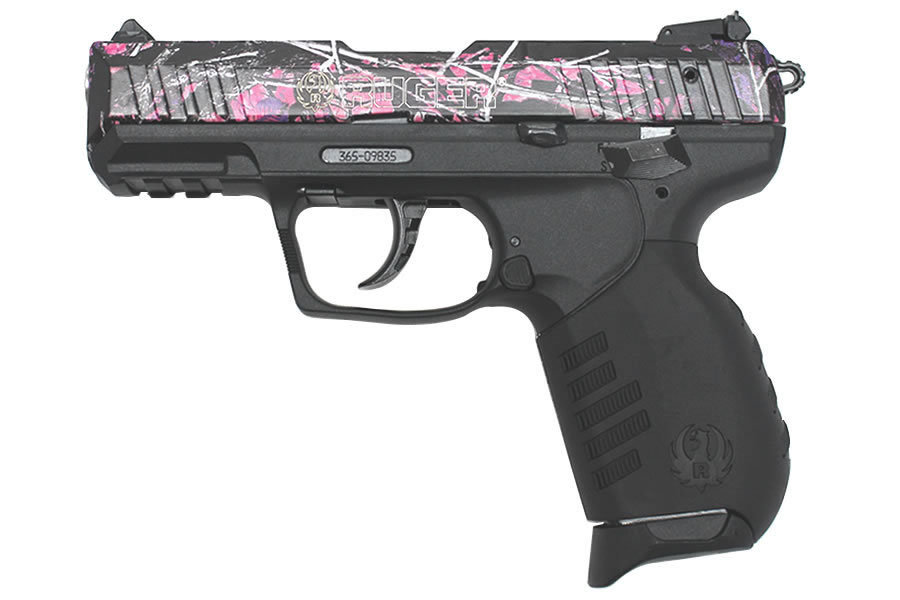 Ruger SR22 22 LR Rimfire Pistol with Muddy Girl Camo Slide