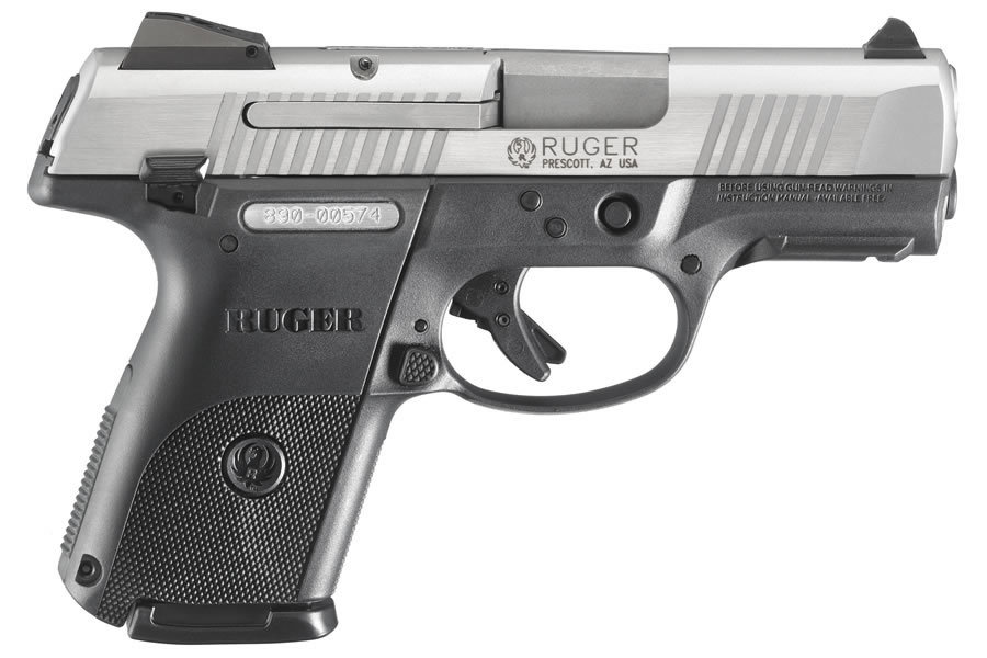 Ruger SR40c Compact 40 S&W Stainless Steel Centerfire Pistol