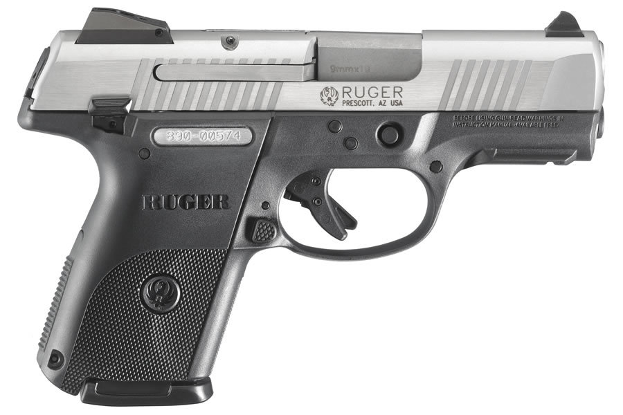Ruger SR9c Compact 9mm Stainless Steel Centerfire Pistol