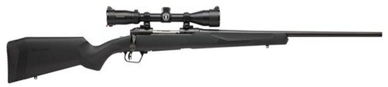 Savage 10/110 Engage Hunter XP 300 Winchester Short Magnum (WSM), With 3X9X40 Scope, 24" Barrel,, , Synthetic, Black, 2 rd