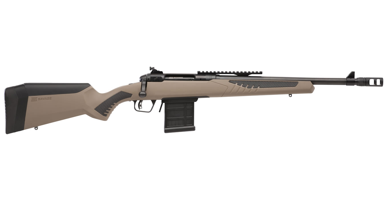 Savage 110 Scout 308 Win Bolt-Action Rifle with Flat Dark Earth Stock