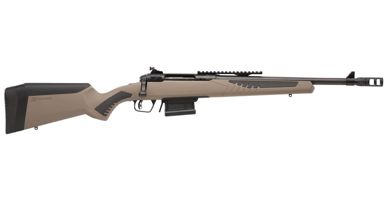 Savage 110 Scout 450 Bushmaster Bolt-Action Rifle with Flat Dark Earth Stock