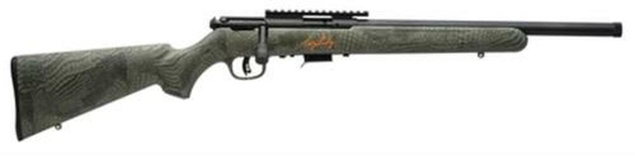 Savage 93FV-SR .22 WMR 16.5" Threaded Barrel Troy Landry Edition/Alligator Stock AccuTrigger 5rd