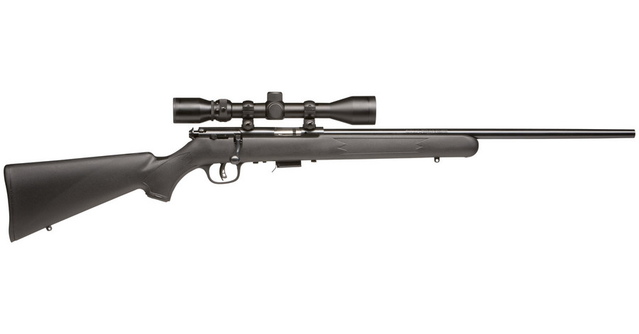 Savage 93R17 FXP 17 HMR Bolt Action Rimfire Rifle Package with Scope