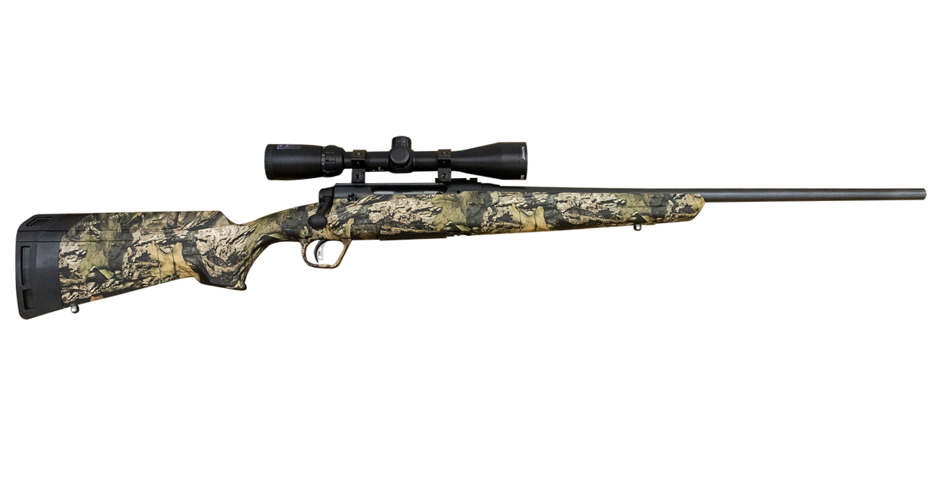 Savage Axis II XP 243 Win Bolt-Action Rifle with Mossy Oak Synthetic Stock and 3-9x40mm Riflescope