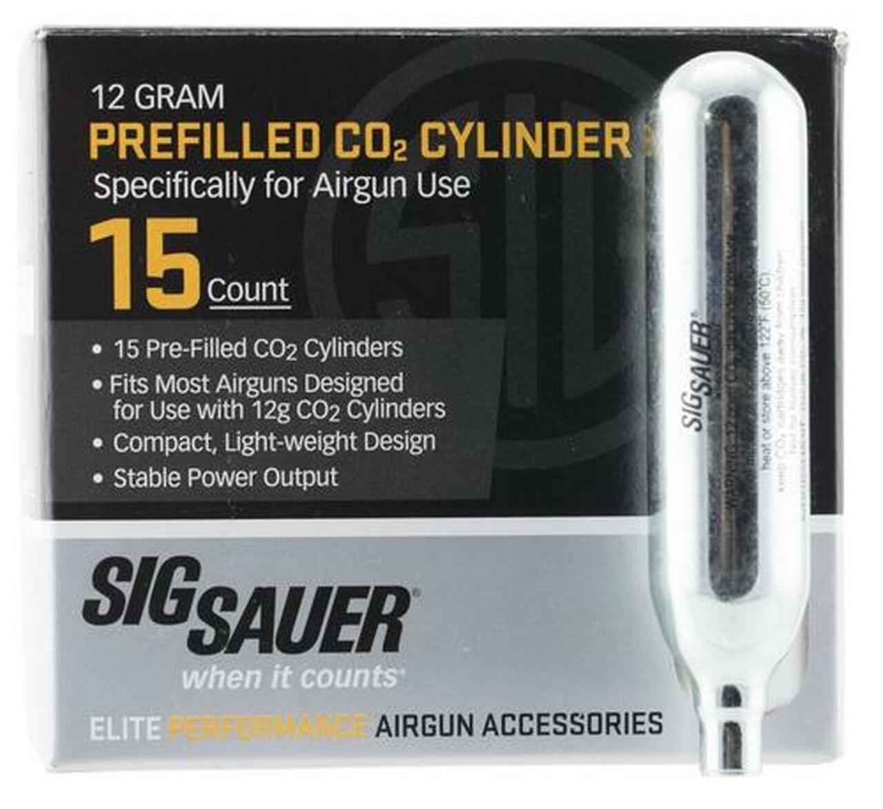 Sig Airguns CO2 15 Pack 12 gram
