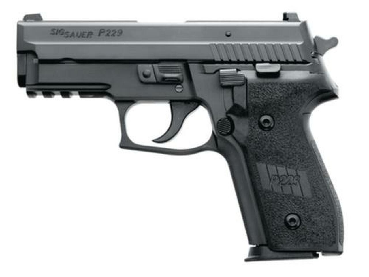 Sig P229 40 S&W 3.9In Nitron Black Da/Sa Siglite E2 Grip (2) 12rd Steel MAG Sig Sauer