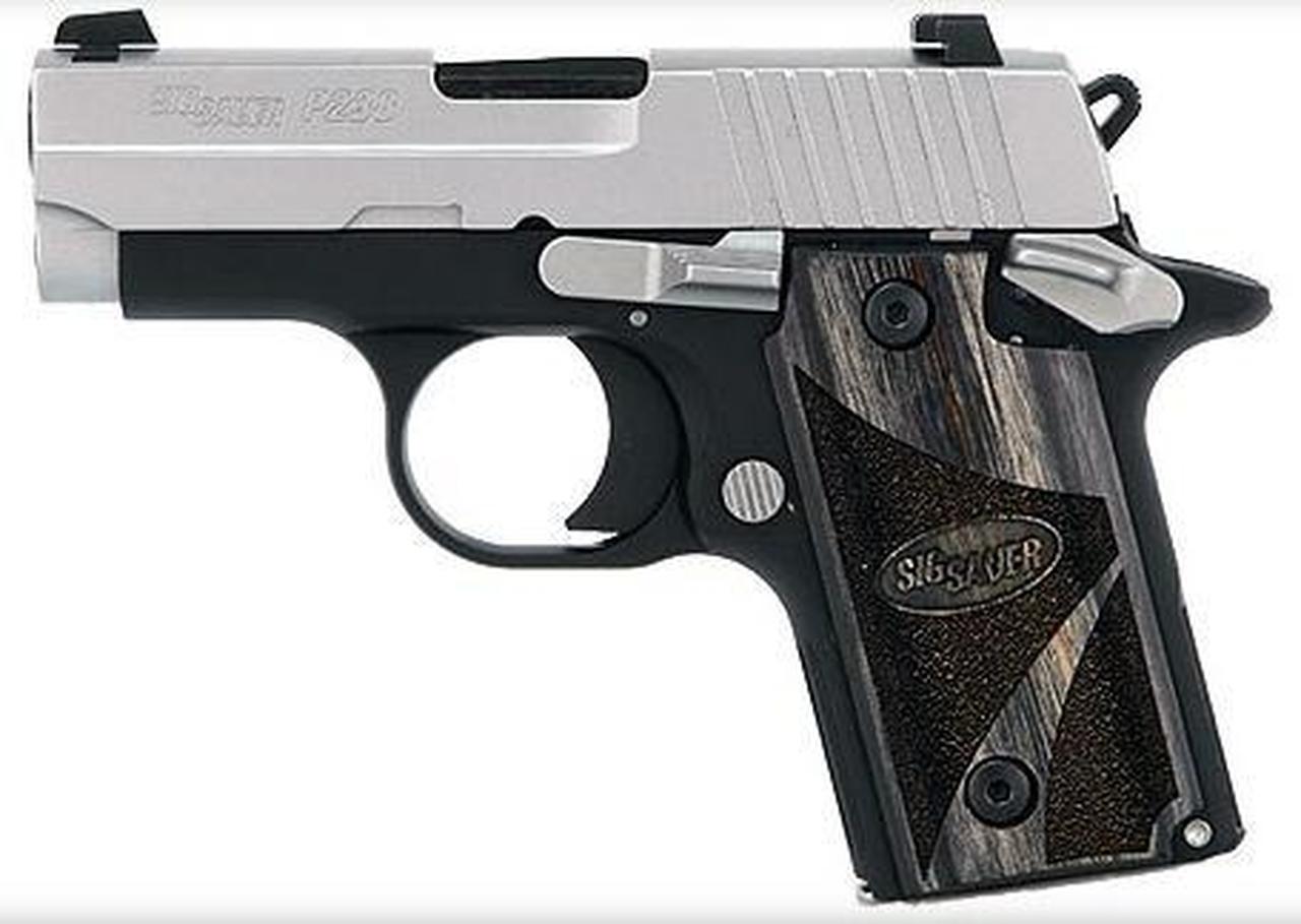 Sig P238 380 ACP 2.7In Rosewood Black SAO Rosewood Grip (1) 6rd Steel MAG Sig Sauer