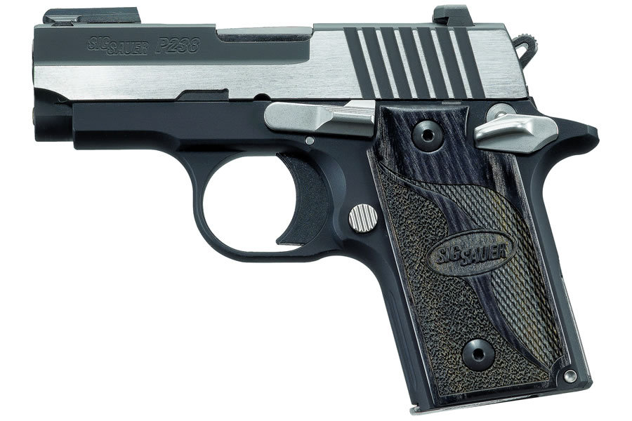 Sig P238 Sub Compact Pistol 380 ACP Black, Night Sights Sig Sauer