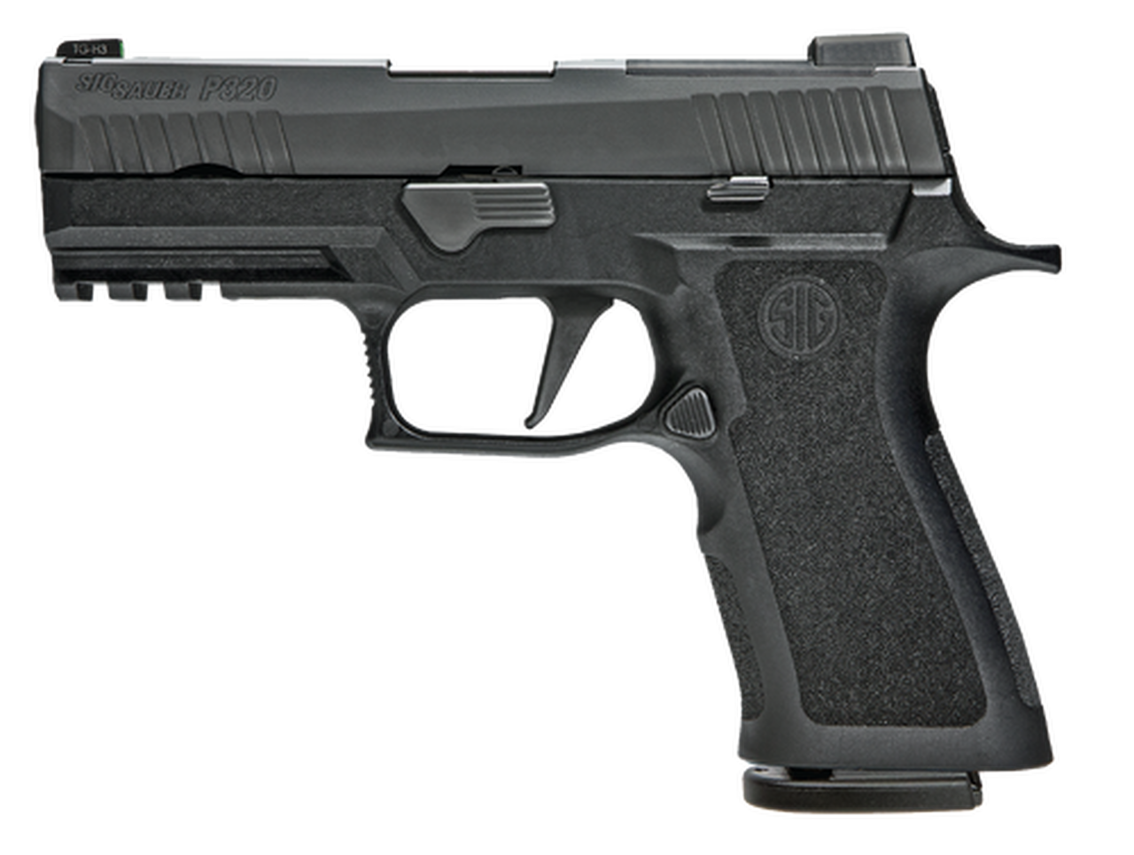 Sig P320 X-Compact 9MM, 3.6" Barrel, Night Sights, Black, 15Rd, 2 Magazines