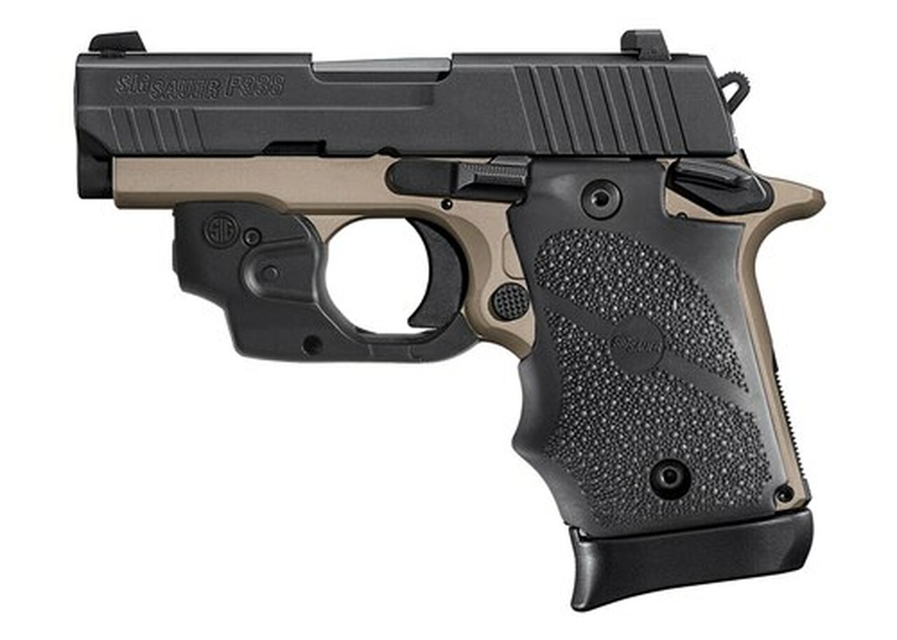 Sig P938 Emperor Scorpion 9mm, 3.5" Barrel, Siglite Lima Laser, Desert Bronze, 7rd