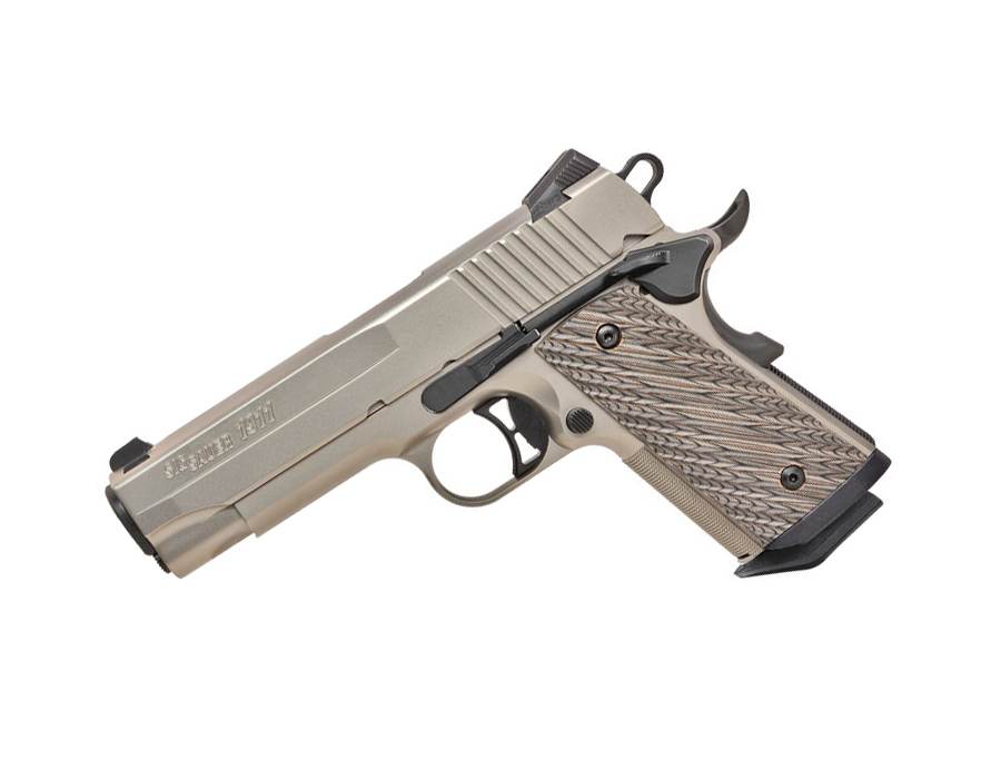 Sig Sauer 1911 Compact Nickel 45 ACP Centerfire Pistol with Night Sights