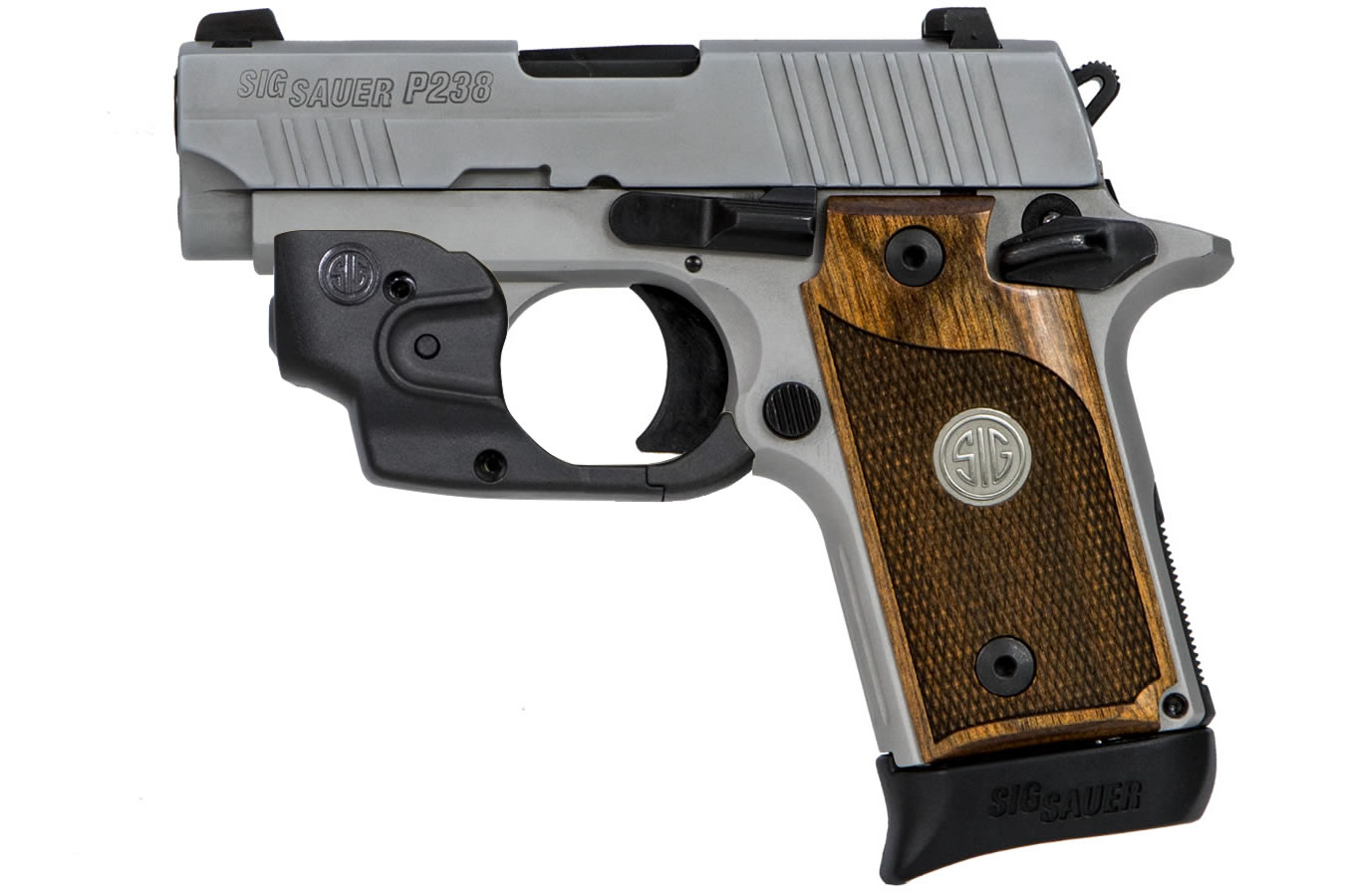Sig Sauer P238 380 ACP Alloy Stainless Elite with Sig Lima-38 Laser