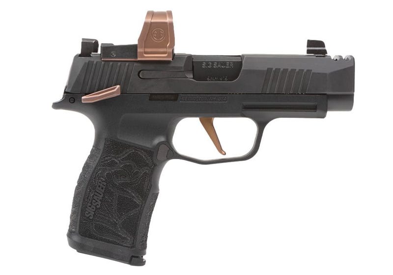 Sig Sauer P365 X Macro 9mm, 3.1" Barrel, Black, Romeo Zero Elite, Compensator, 17rd Sig Sauer