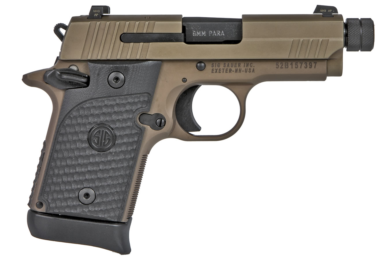 Sig Sauer P938 Emperor Scorpion 9mm Micro Compact Pistol with Threaded Barrel