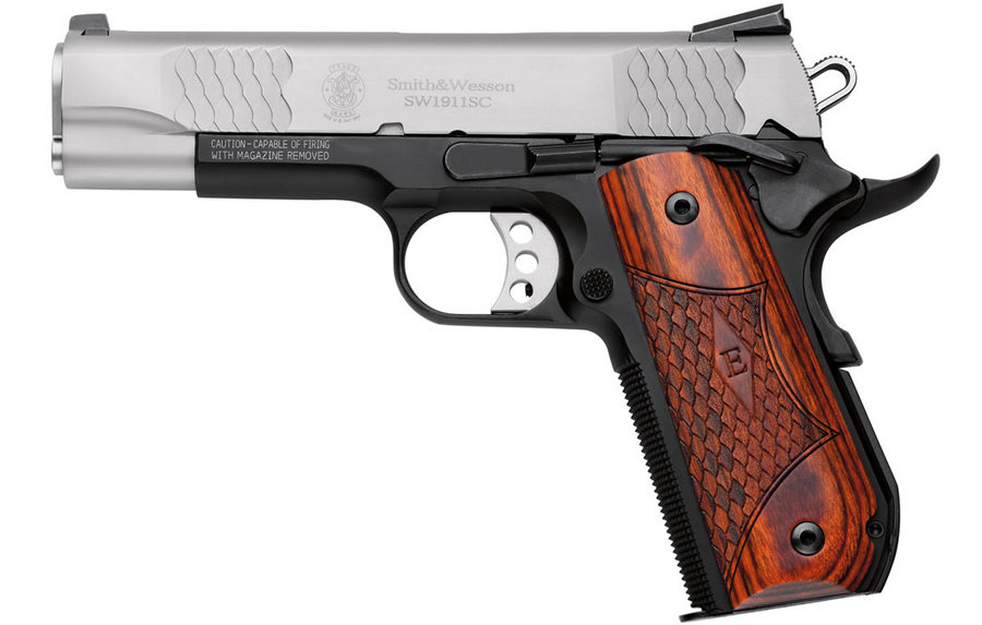 Smith & Wesson 1911SC E-Series 45ACP Centerfire Pistol with Scandium Frame