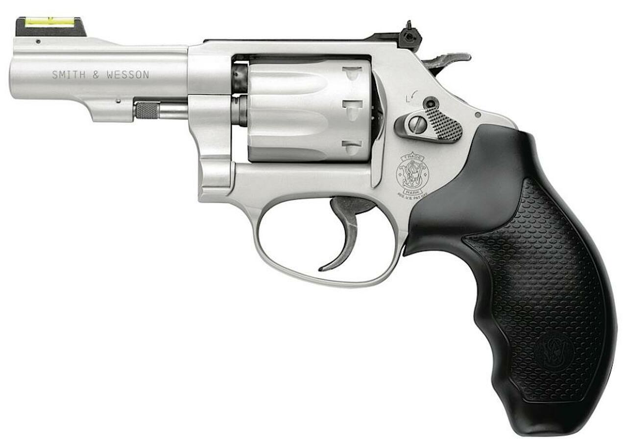 Smith & Wesson 317 Kit Gun 22LR 3" 8rd Hivis Sight Synthetic Grip Stainless Finish Smith & Wesson