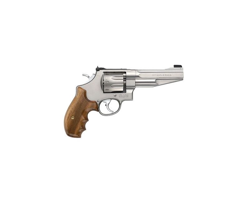 Smith & Wesson 627 Performance Center 357 Mag 5" Barrel, Wood and Synthetic Grip Matte SS, 8rd Smith & Wesson