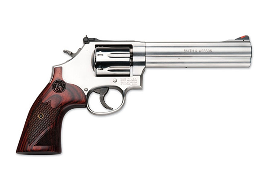 Smith & Wesson 686 Deluxe Talo Exclusive 357 Magnum Revolver with Textured Wood Grips
