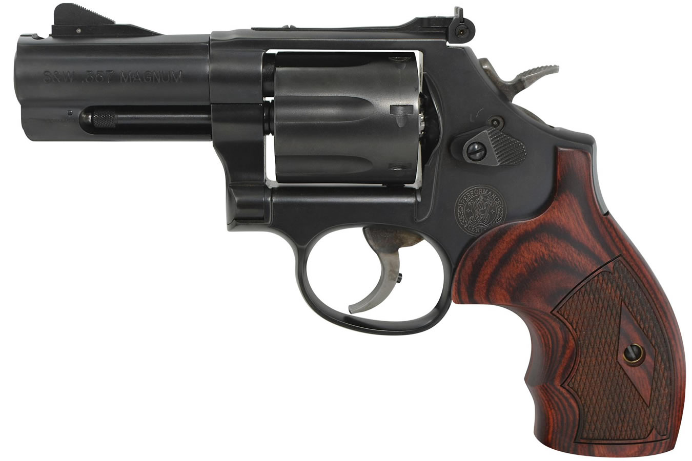 Smith & Wesson Model 586 L-Comp .357 Magnum Performance Center Double-Action Revolver