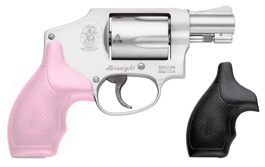 Smith & Wesson Model 642 38 Special J-Frame Revolver with Pink Grips