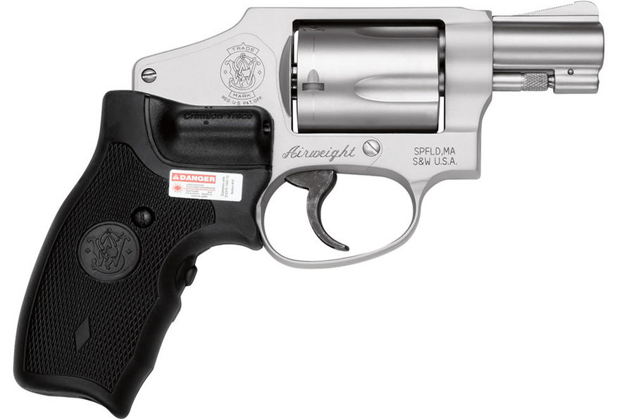 Smith & Wesson Model 642 38 Special Revolver with Crimson Trace Lasergrip (No Internal Lock)