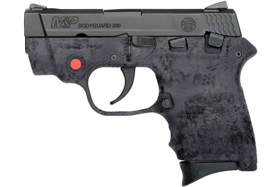Smith & Wesson M&P Bodyguard 380 with Kryptek Typhon Finish and Crimson Trace Laser