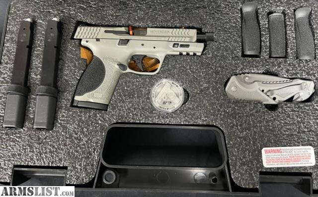Smith & Wesson M&P M2.0 Spec Series 9mm, 4.8" Barrel, Compensator, Olive Drab Green, 23rd Smith & Wesson