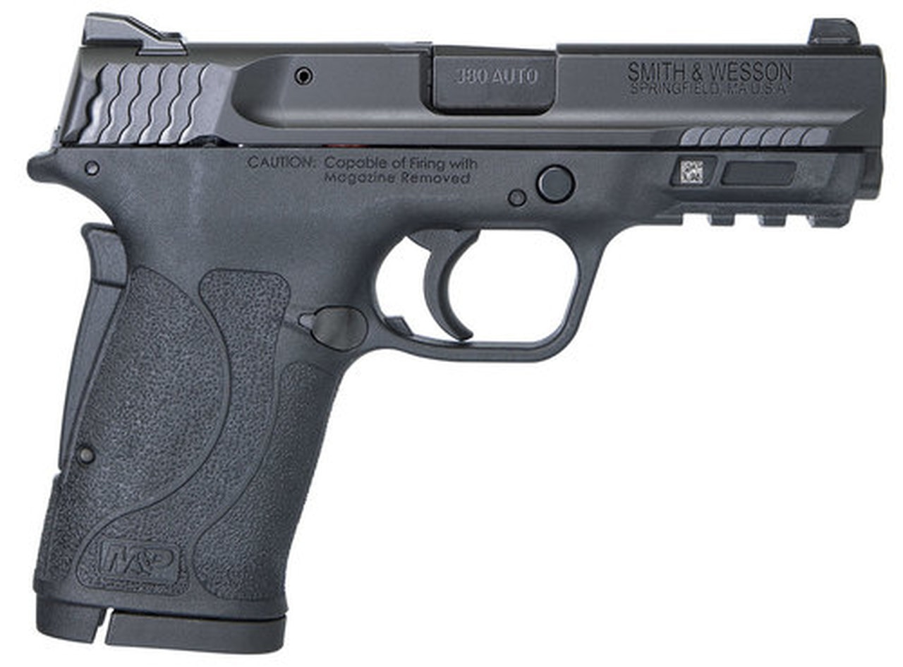 Smith & Wesson M&P Shield EZ .380 ACP, 3.6" Barrel, Black, No Thumb Safety, 8rd Smith & Wesson