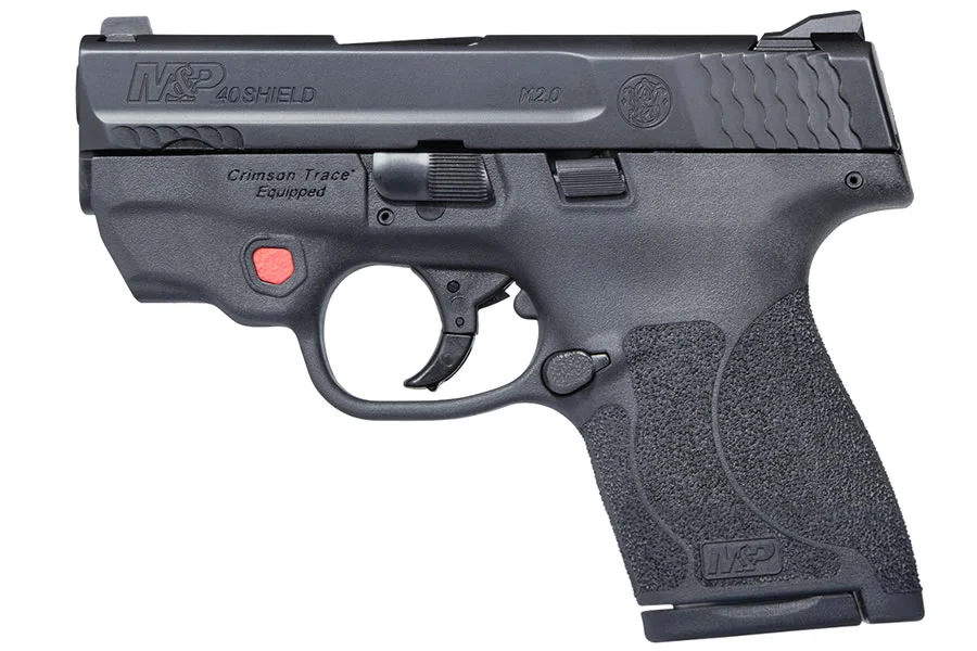 Smith & Wesson M&P40 Shield M2.0 40 S&W with Crimson Trace Laser and Thumb Safety
