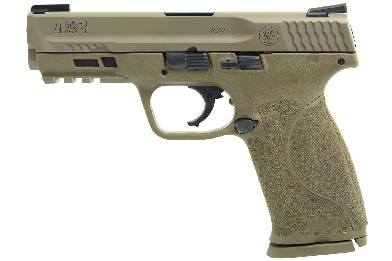 Smith & Wesson M&P9 M2.0 9mm Flat Dark Earth (FDE) Centerfire Pistol with TruGlo TFX Sights