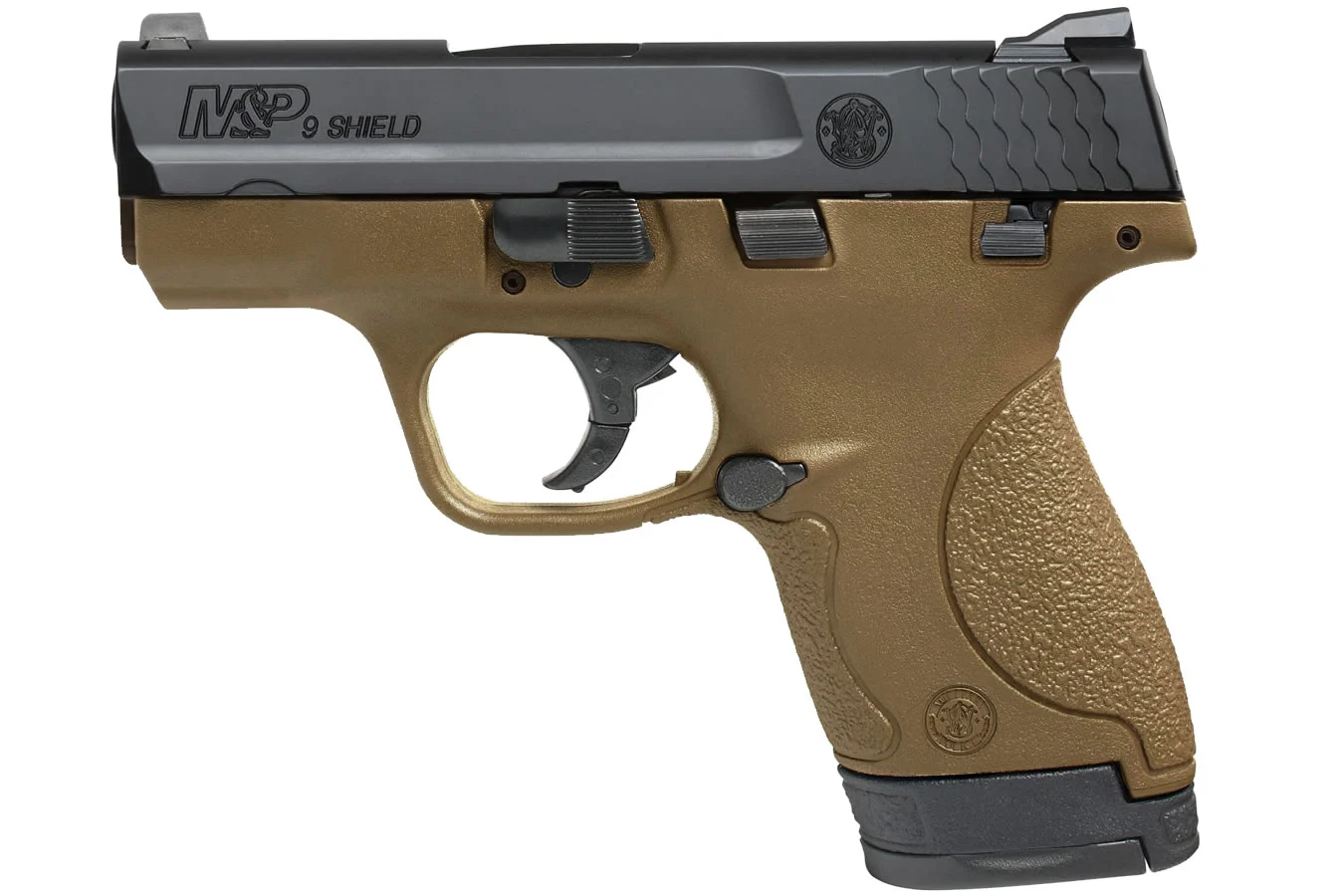 Smith & Wesson M&P9 Shield 9mm Flat Dark Earth (FDE) with Thumb Safety