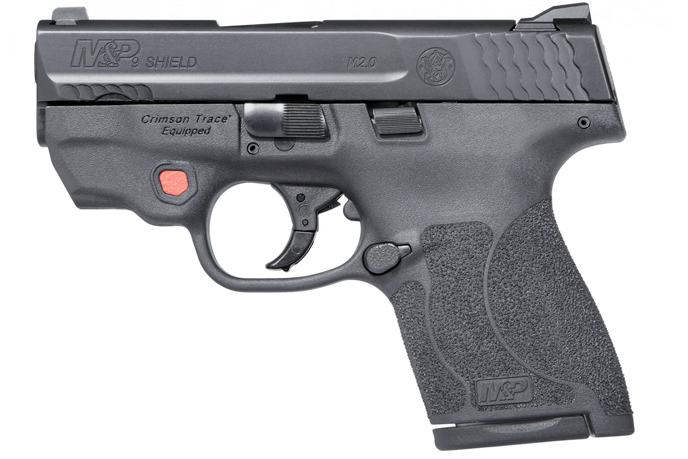 Smith & Wesson M&P9 Shield M2.0 9mm with Integrated Crimson Trace Laser and No Thumb Safety