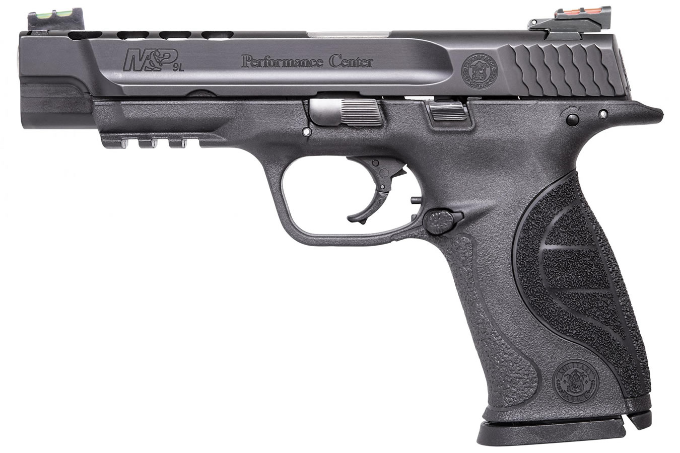 Smith & Wesson M&P9L 9mm Performance Center Ported with HI-VIZ Fiber Optic Sights