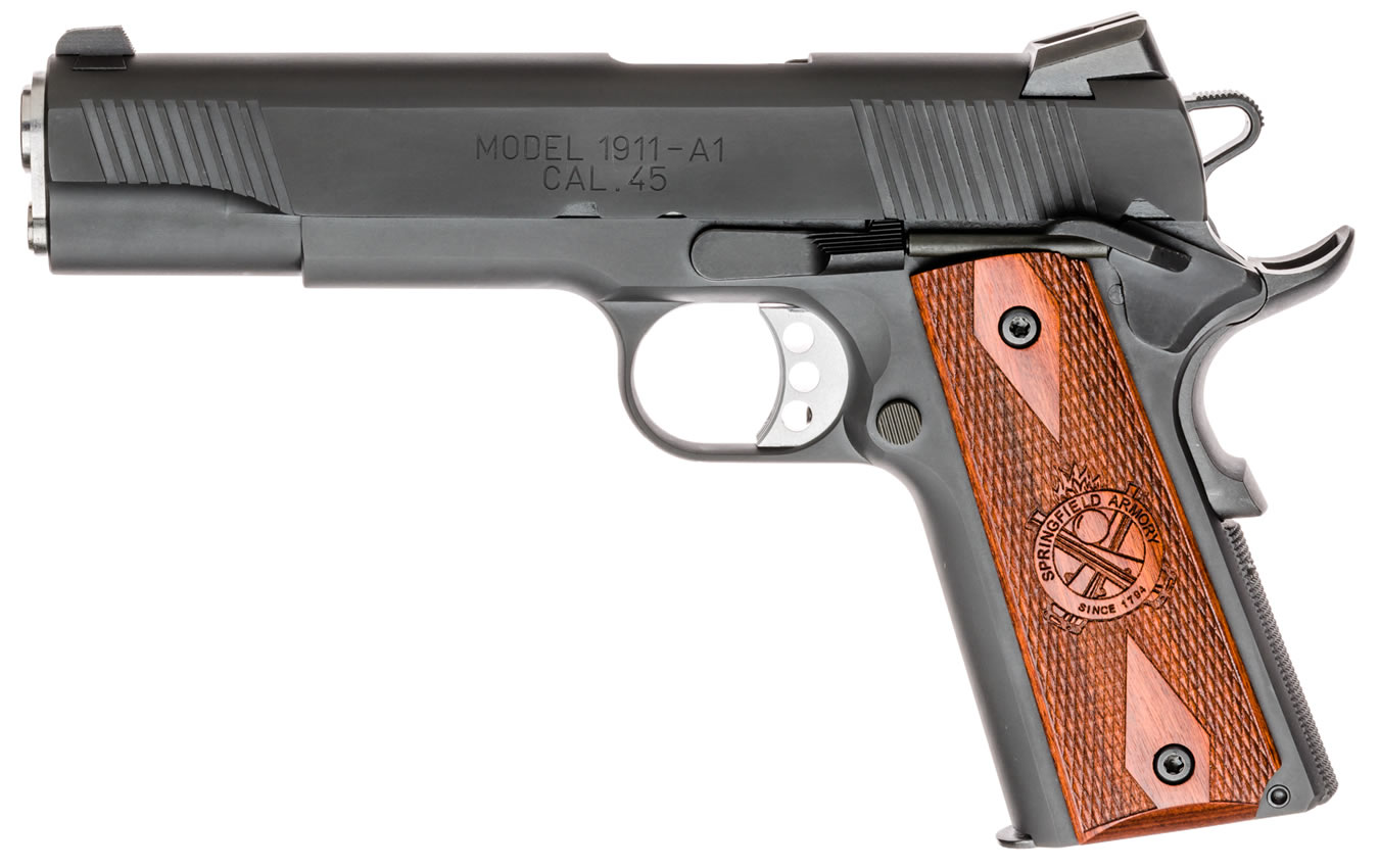 Springfield 1911 Loaded Parkerized 45 ACP Essentials Package