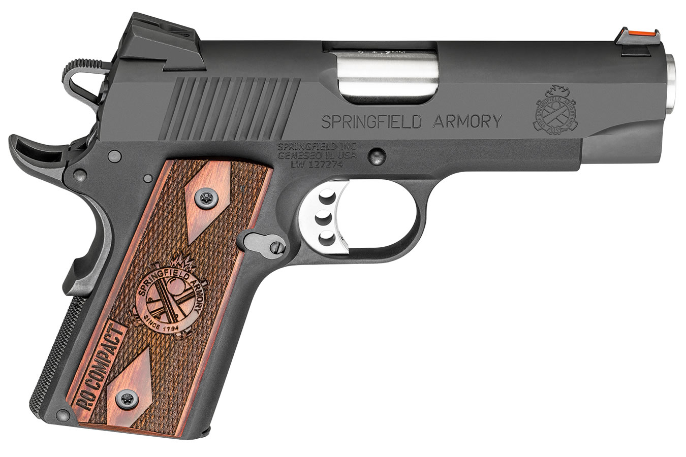 Springfield 1911 Range Officer Elite Compact 9mm with 2 Magazines and Range Bag