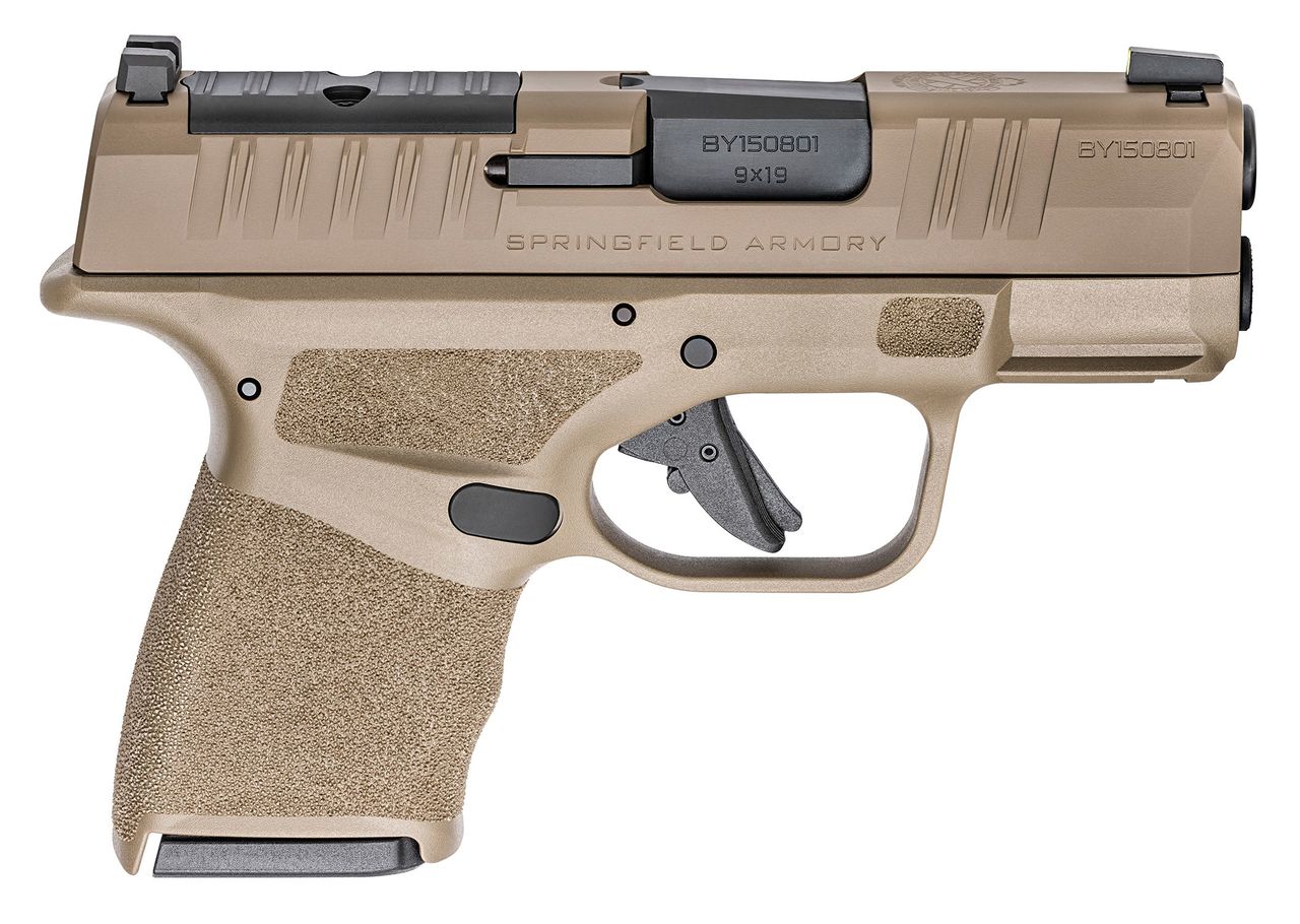 Springfield Hellcat OSP 9mm, 3" Barrel, Night Sights, Flat Dark Earth, 11rd/13rd