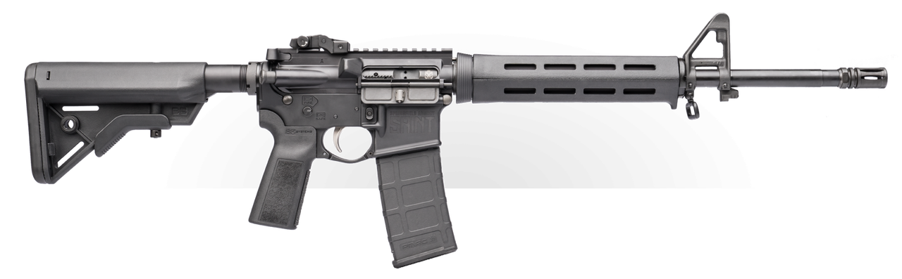 Springfield SAINT AR-15, 223/556 16" Barrel, B5 M-LOK Handguard, Front and Flip Up Rear Sights, 30Rd Mag