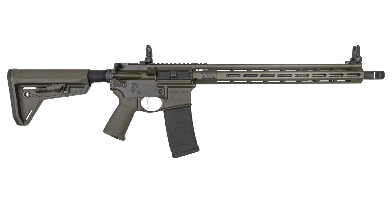 Springfield SAINT Victor 5.56mm OD Green Semi-Automatic Rifle