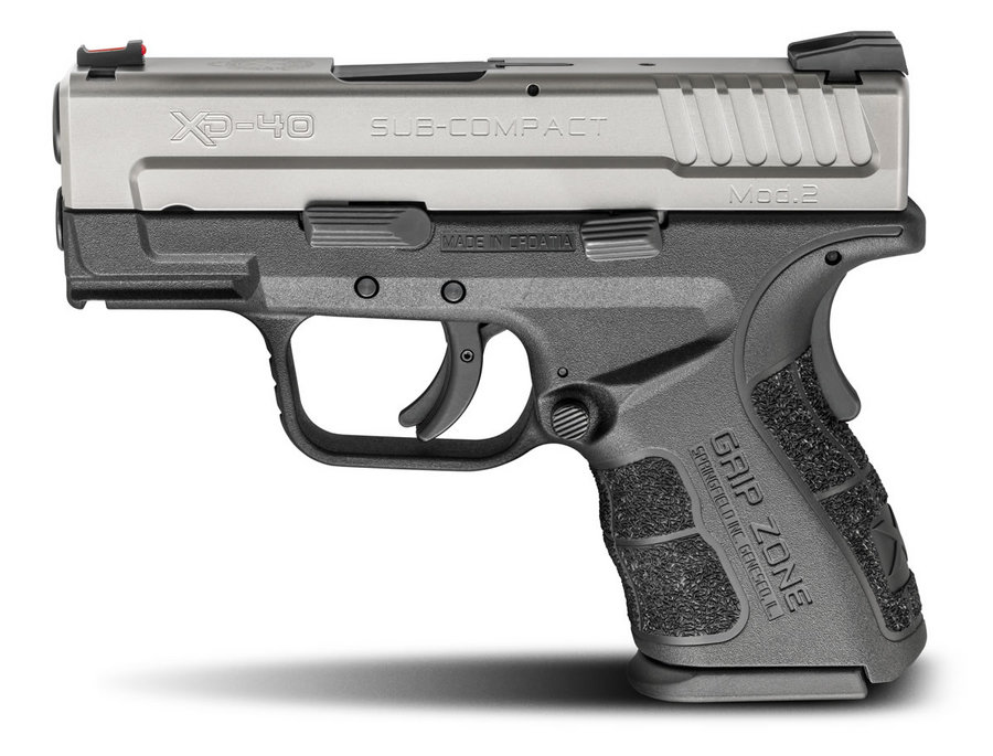 Springfield XD Mod.2 40 S&W Sub-Compact Bi-Tone with GripZone