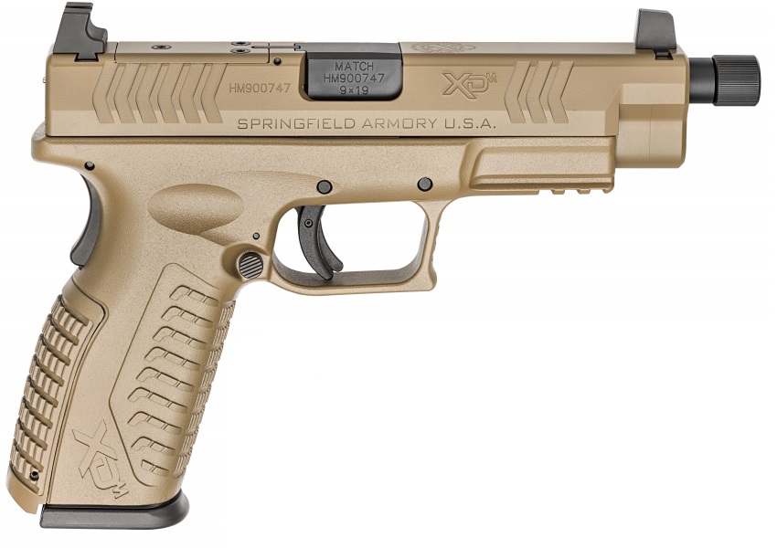 Springfield XDM Elite OSP 9mm, 4.5" Threaded Barrel, Suppressor Sights, Flat Dark Earth, 2x 22rd Springfield Armory